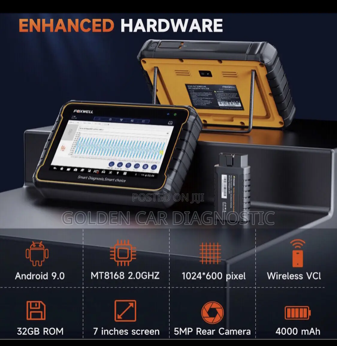 Foxwell Gt60 Bluetooth Obd2 Car Diagnostic Scanner