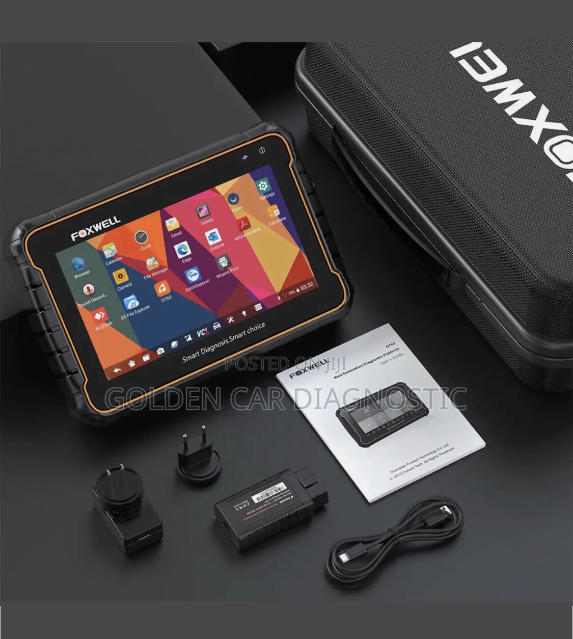 Foxwell Gt60 Bluetooth Obd2 Car Diagnostic Scanner
