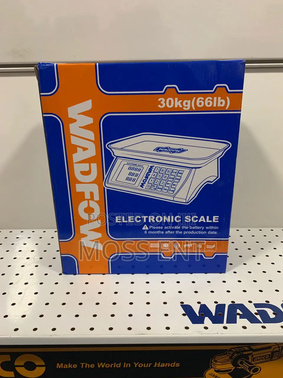 Wadfow Electronic Scale 30kg - Wec1530