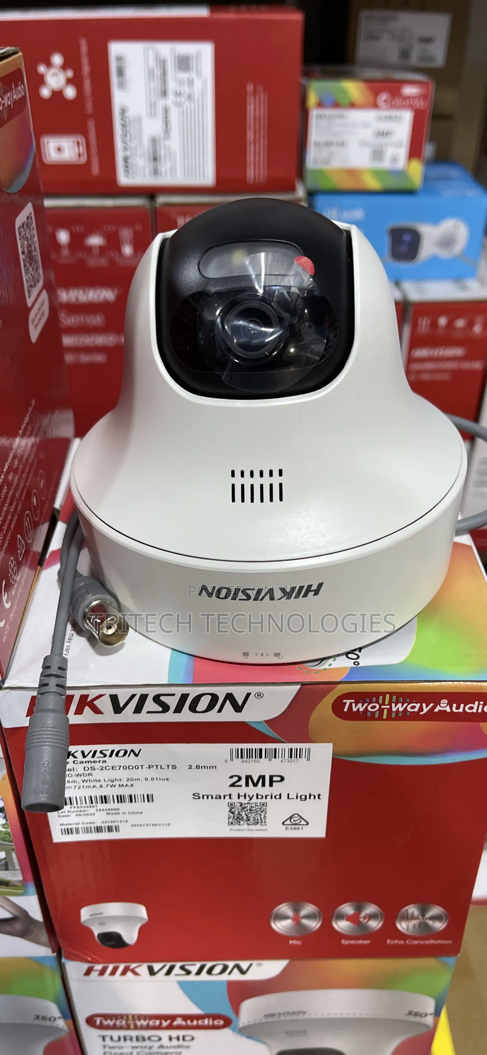 Hikvision Analog 2mp Pt Full Color Two Way Audio Camera