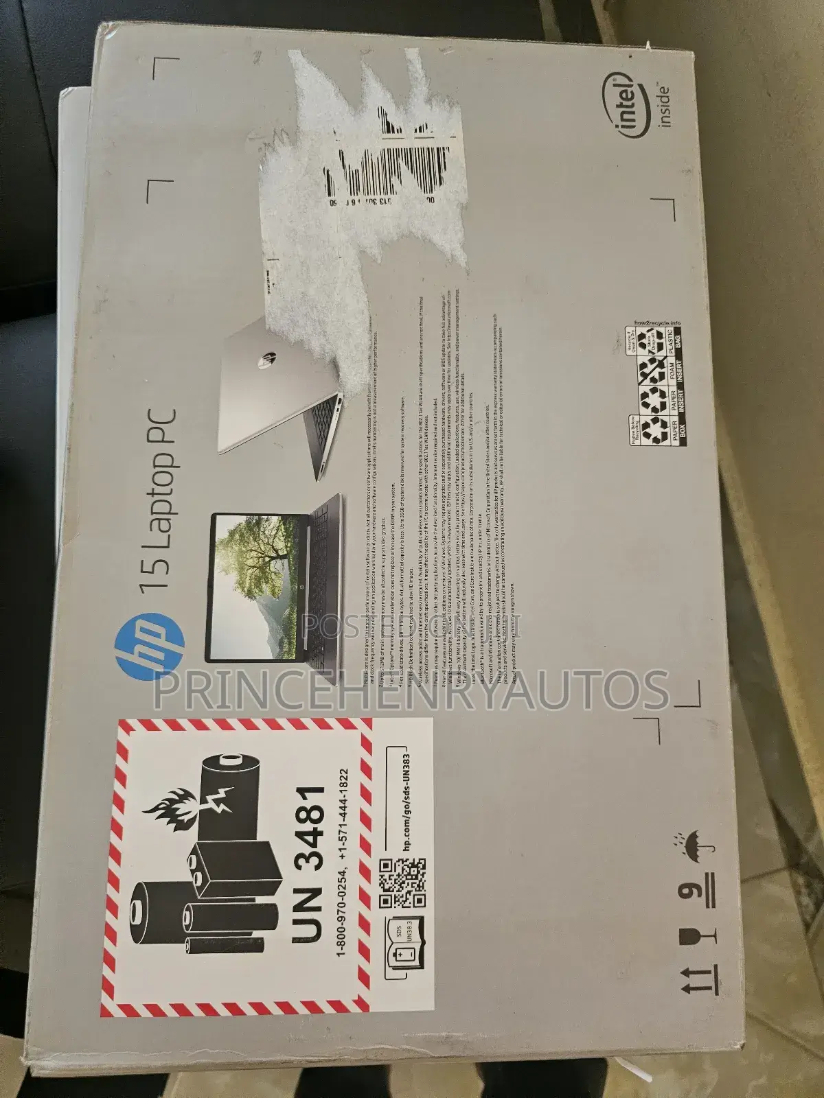 New Laptop HP Pavilion 15 8GB Intel Core I7 SSD 256GB