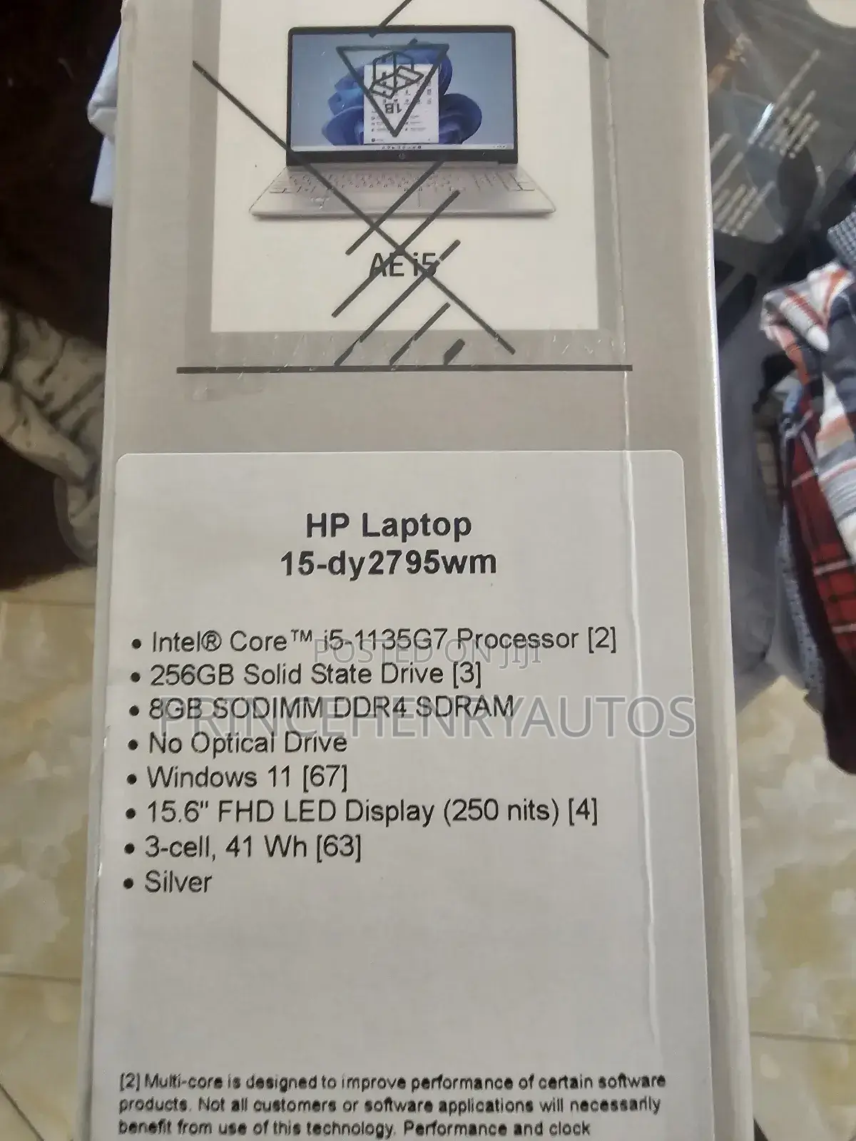 New Laptop HP 15 8GB Intel Core I5 SSD 256GB