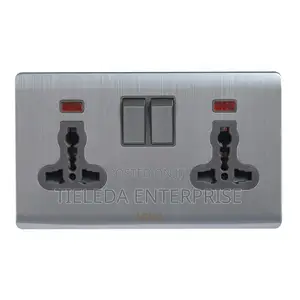 Double Muiti Socket Grey