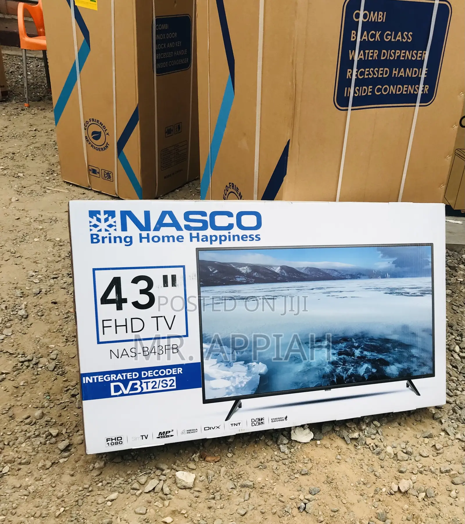 Original Nasco 43 Inch Full HD Digital Television.