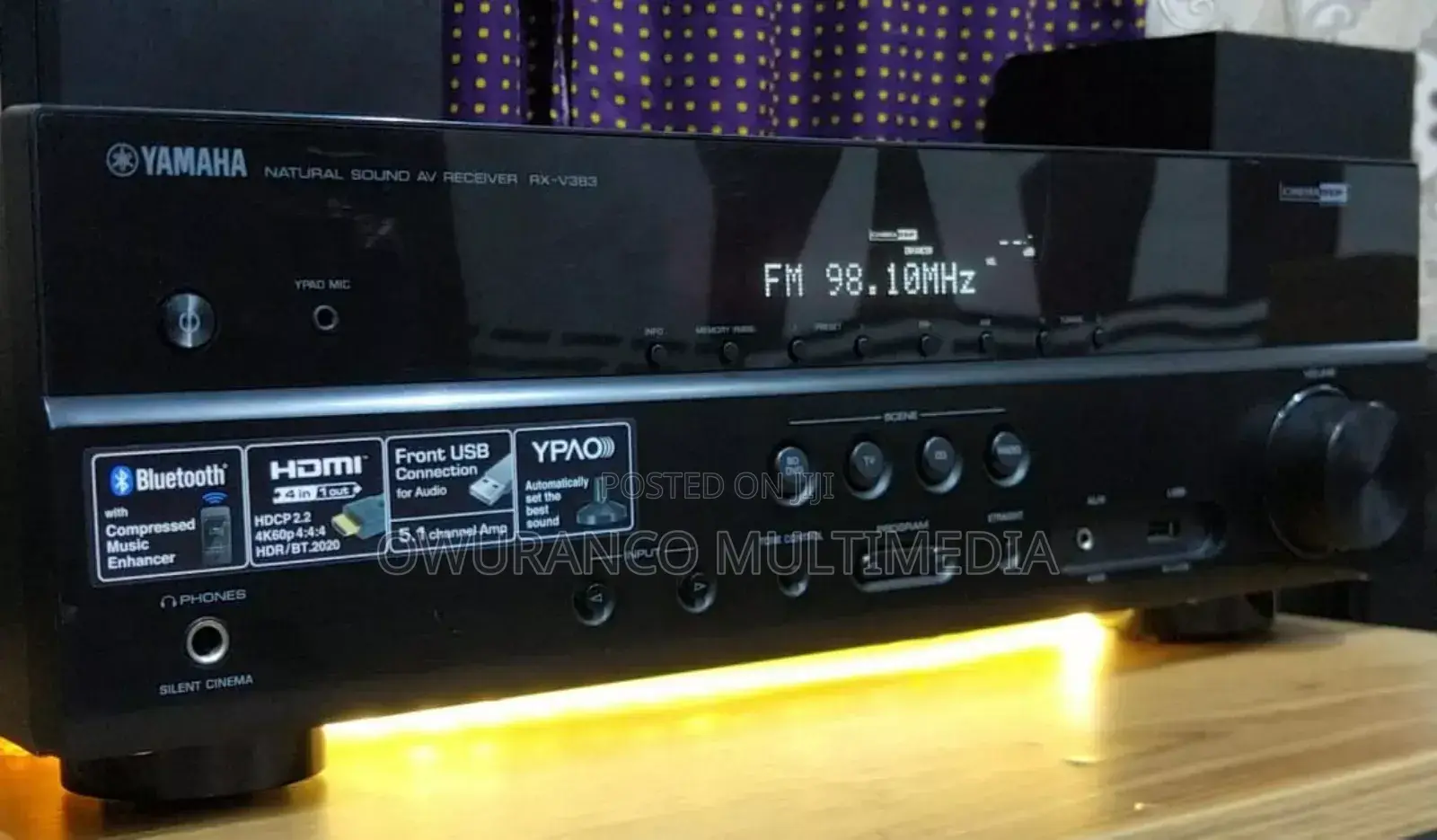 Yamaha Rx-V383 5.1 Bluetooth/ Ultra Av Receiver