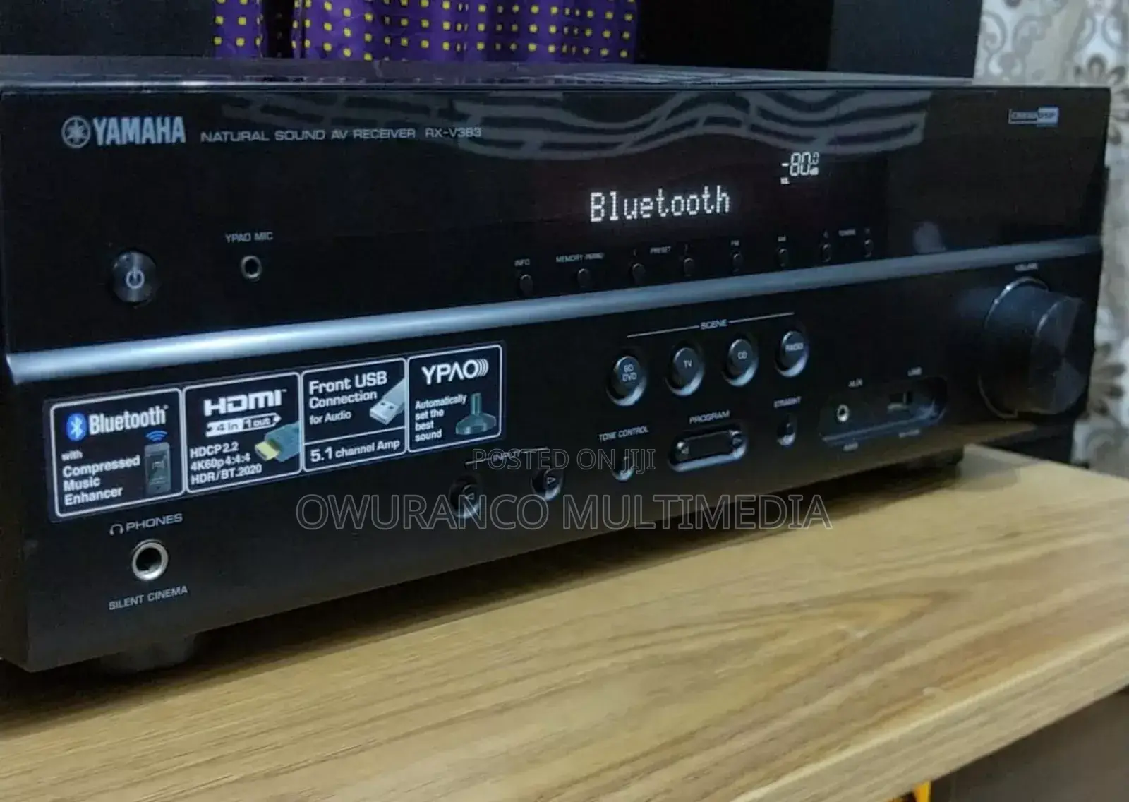 Yamaha Rx-V383 5.1 Bluetooth/ Ultra Av Receiver