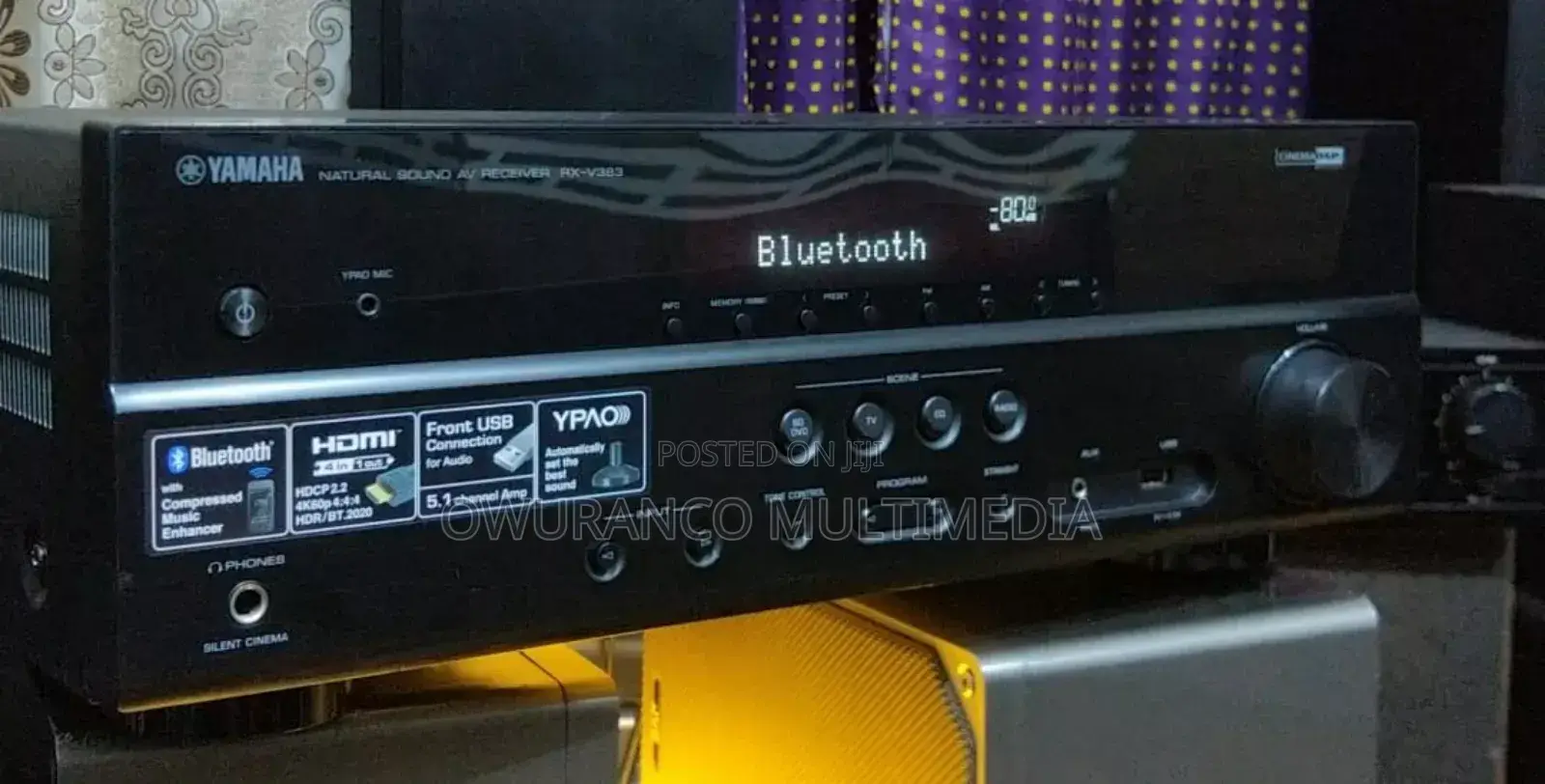 Yamaha Rx-V383 5.1 Bluetooth/ Ultra Av Receiver