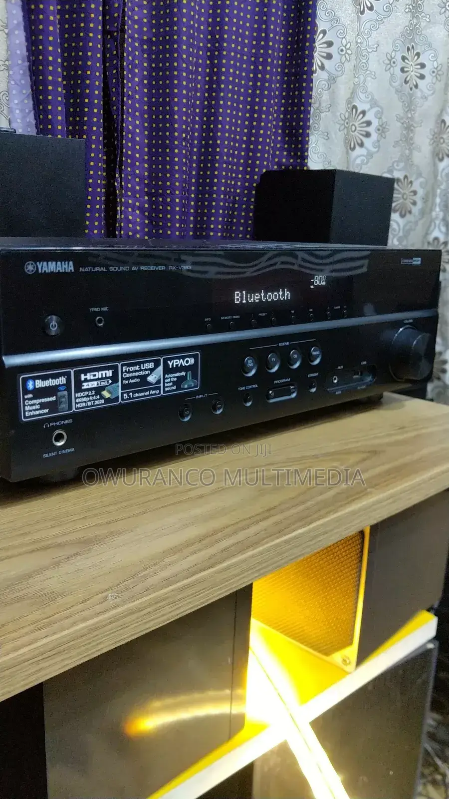 Yamaha Rx-V383 5.1 Bluetooth/ Ultra Av Receiver