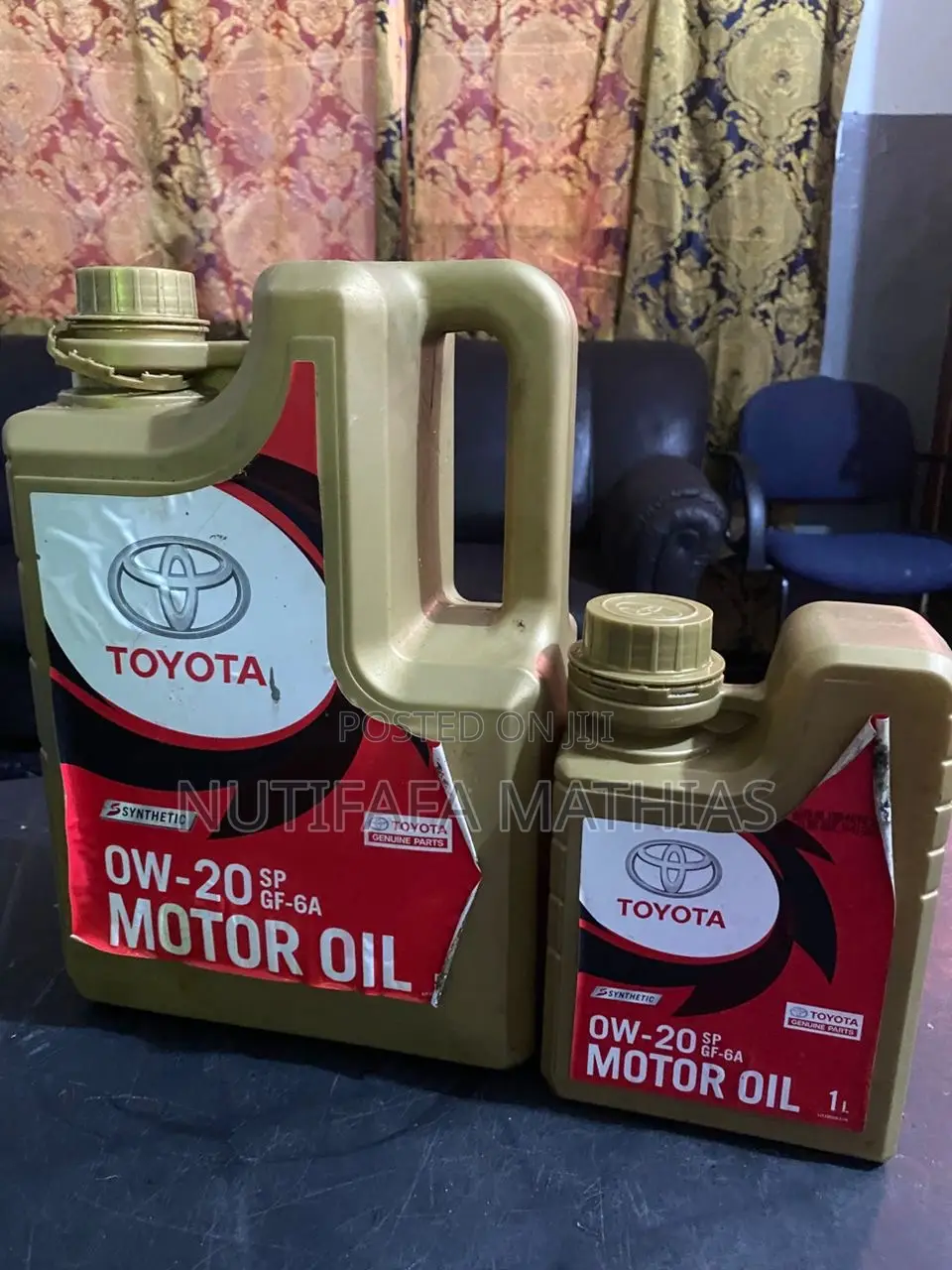 TOYOTA 0w20 Full Synthetic Engine Oil (UAE) in Spintex Automotive