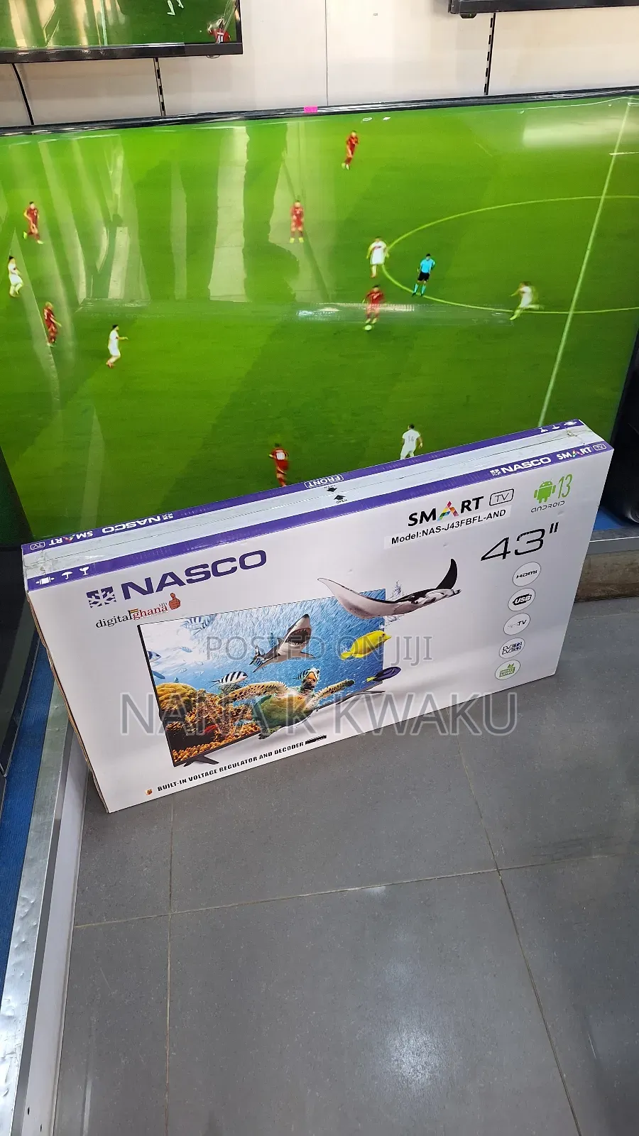 Slim Tv Available Nasco 43inches Smart Television