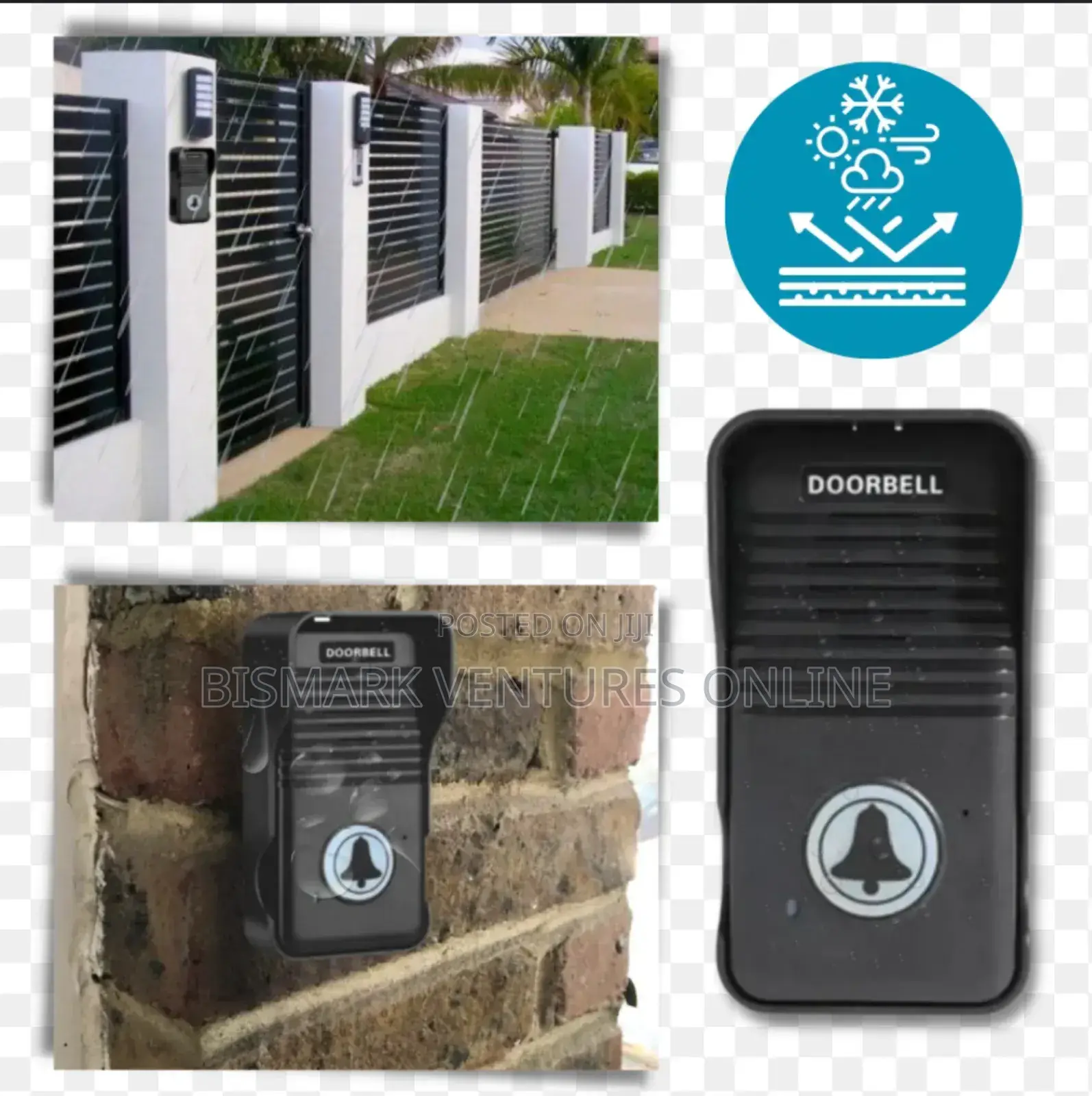 1000ft Range Two Way Intercom Audio Wireless Doorbell