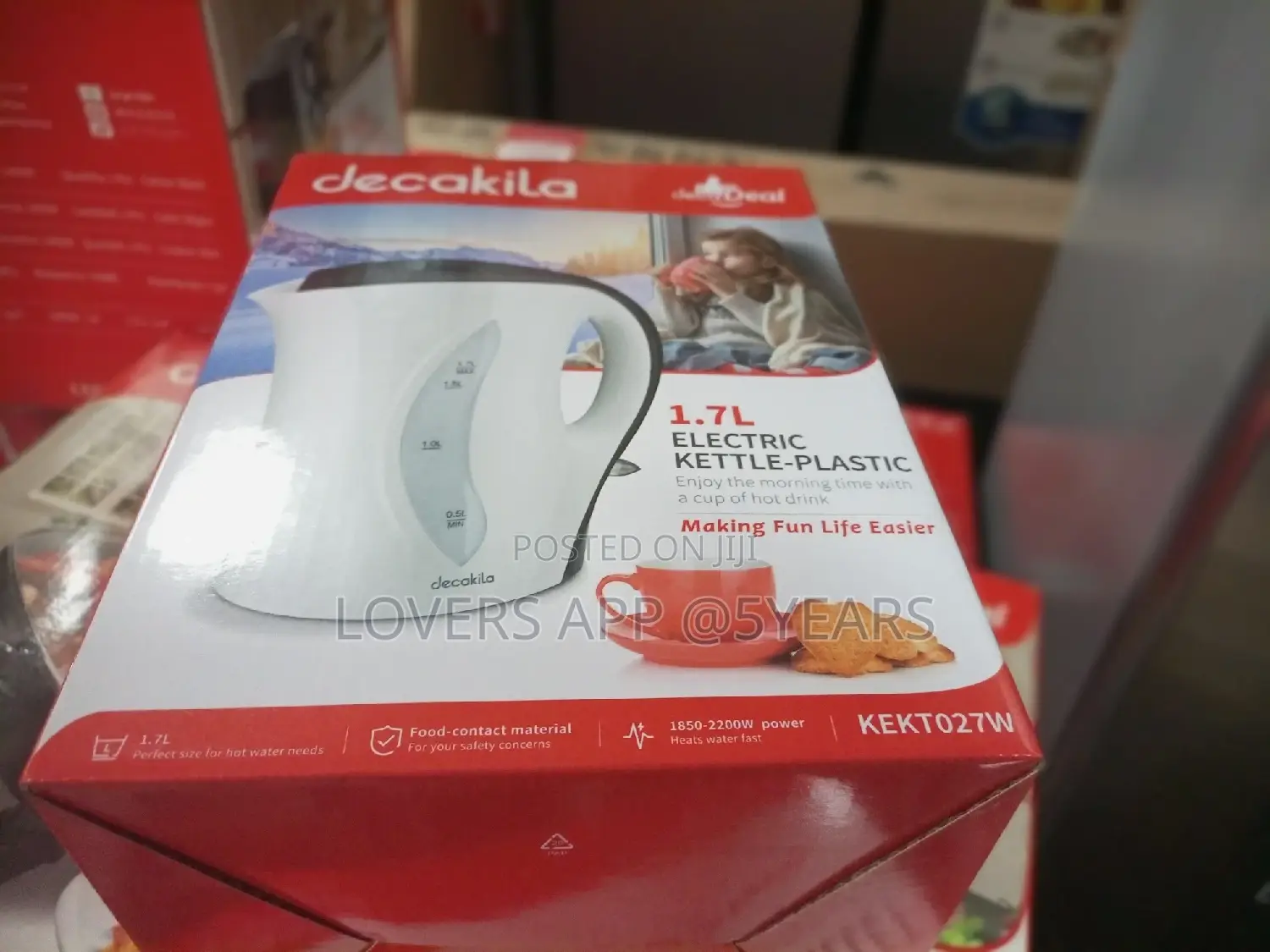 Affordable Price Decakila Electric Kettle Electric White.