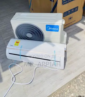 Long Lasting Midea 1.5hp R410 Electric Ac(White).