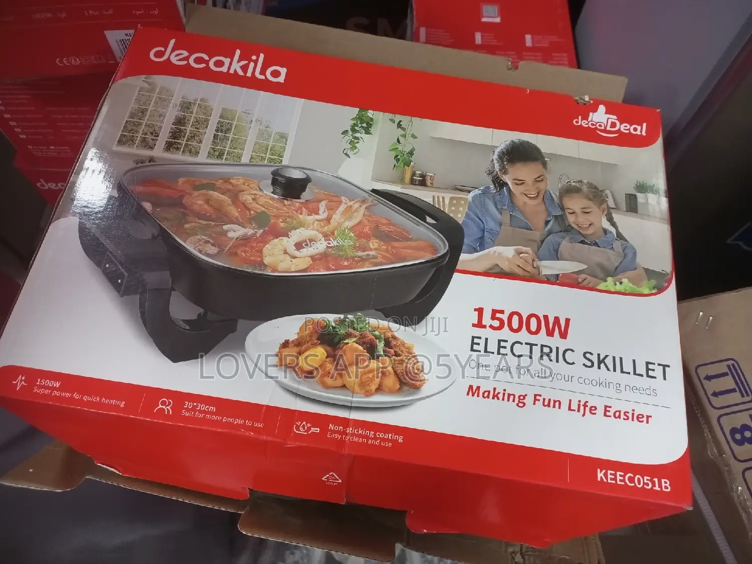 Decakila Kitchen Appliances 1500w Electric Skillet Skillet.