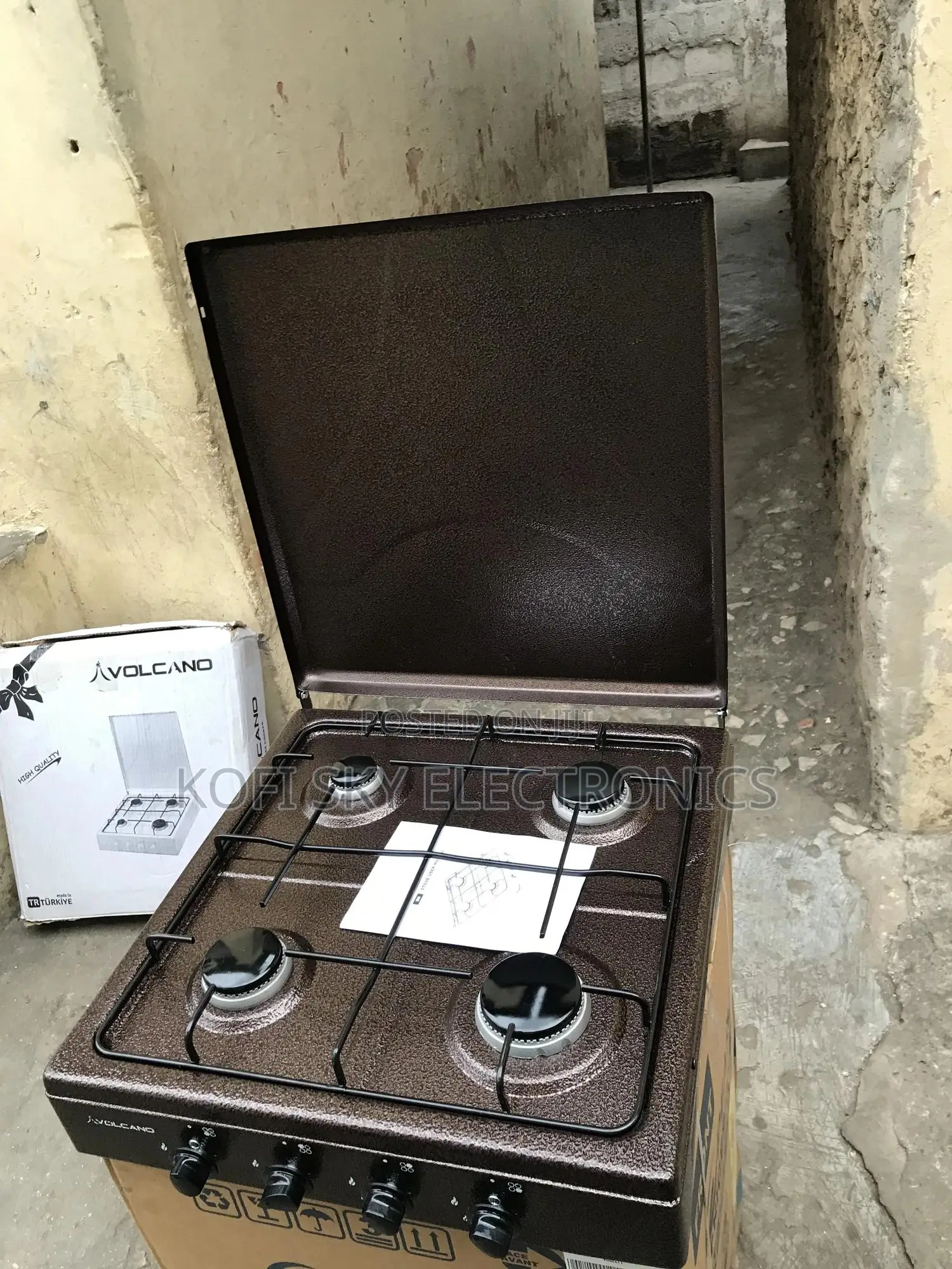 Freshly Made Volcano Tabletop 4burner Gas Cooker