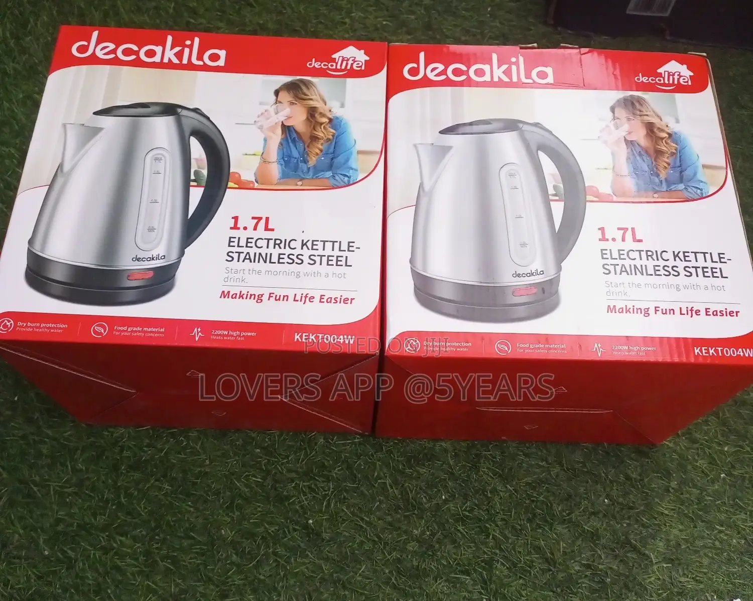 Affordable Price 1.7L Electric Stainless Steel Kettle Steel.