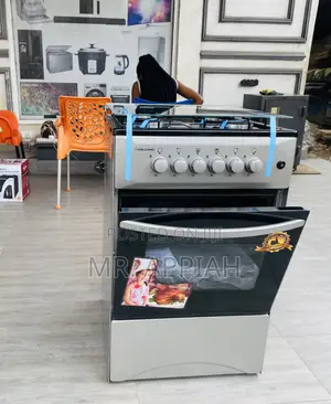 Latest Volcano 50x50 4 Gas Burner With Oven(Silver).