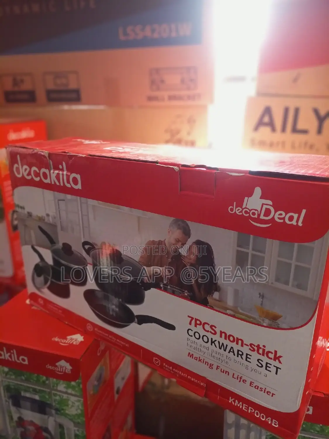 Buy Non Stick Cooking Utensils Decakila 7pcs Cookware Set.