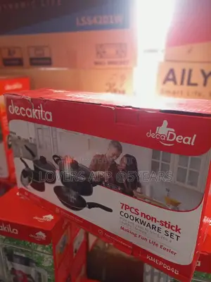 Buy Non Stick Cooking Utensils Decakila 7pcs Cookware Set.