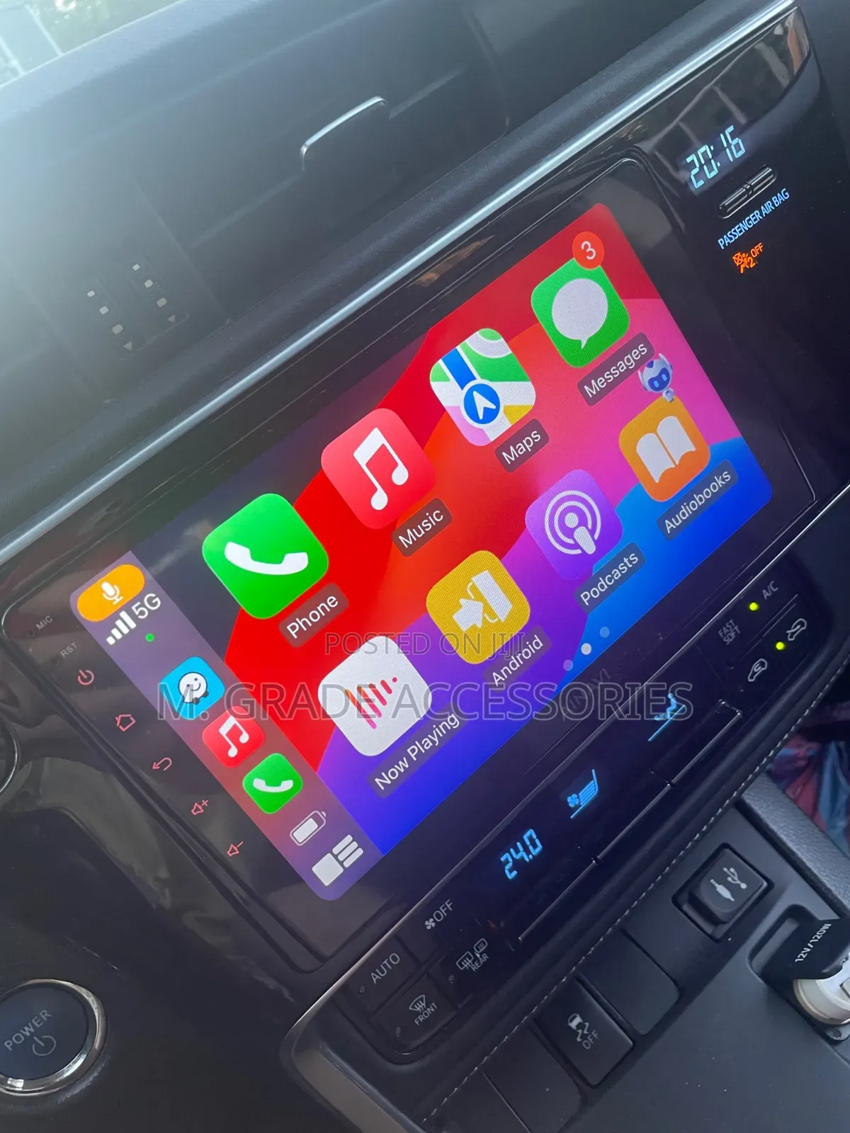 17/19 Corolla Radio With Apple Carplay And Android Auto