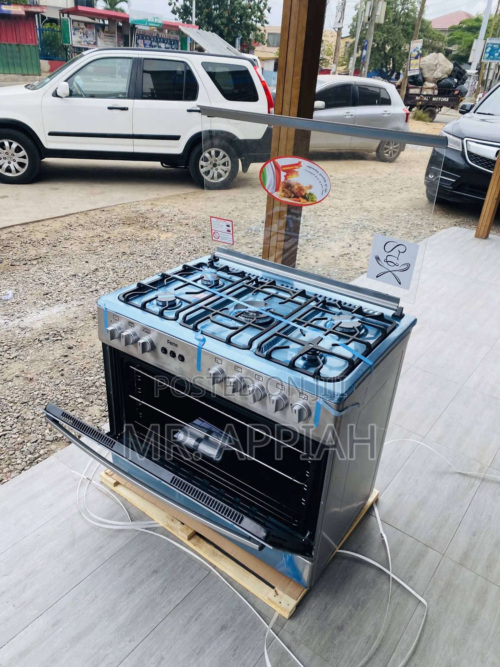 Purchase Ferre 5 Burner With Oven Grill(60x90cm)Gray