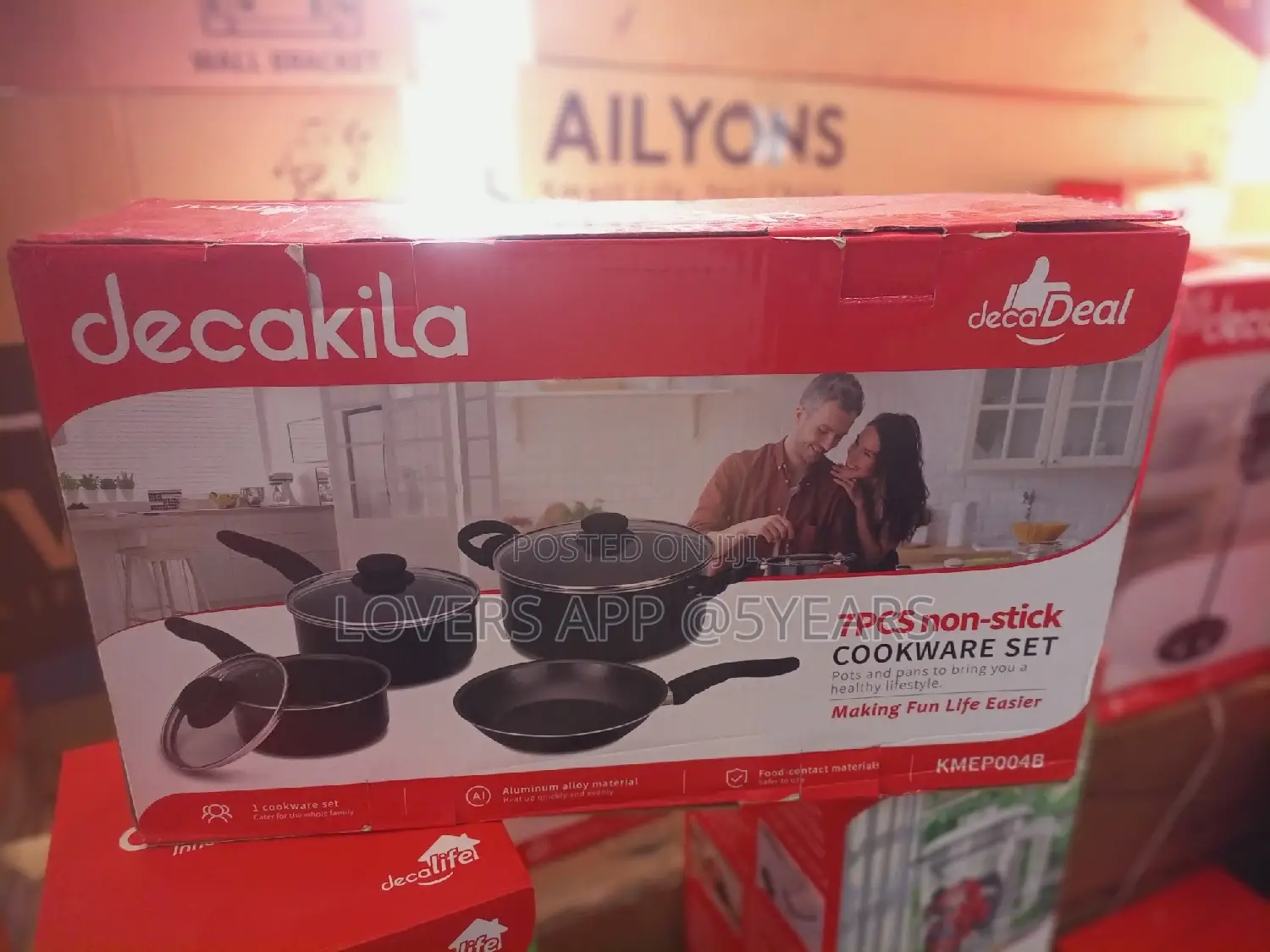 Available 7pcs Affordable Cookware Set Cookware Set Quality.