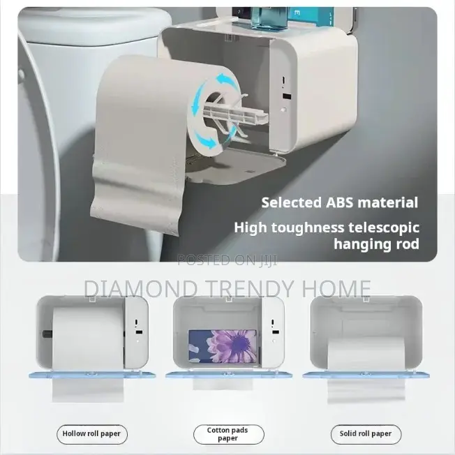 Tissue Holder With Smart Dispenser.