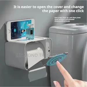 Tissue Holder With Smart Dispenser.