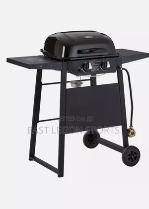 2 Gas Giant BBQ Barbecue Grill With Burner Stove