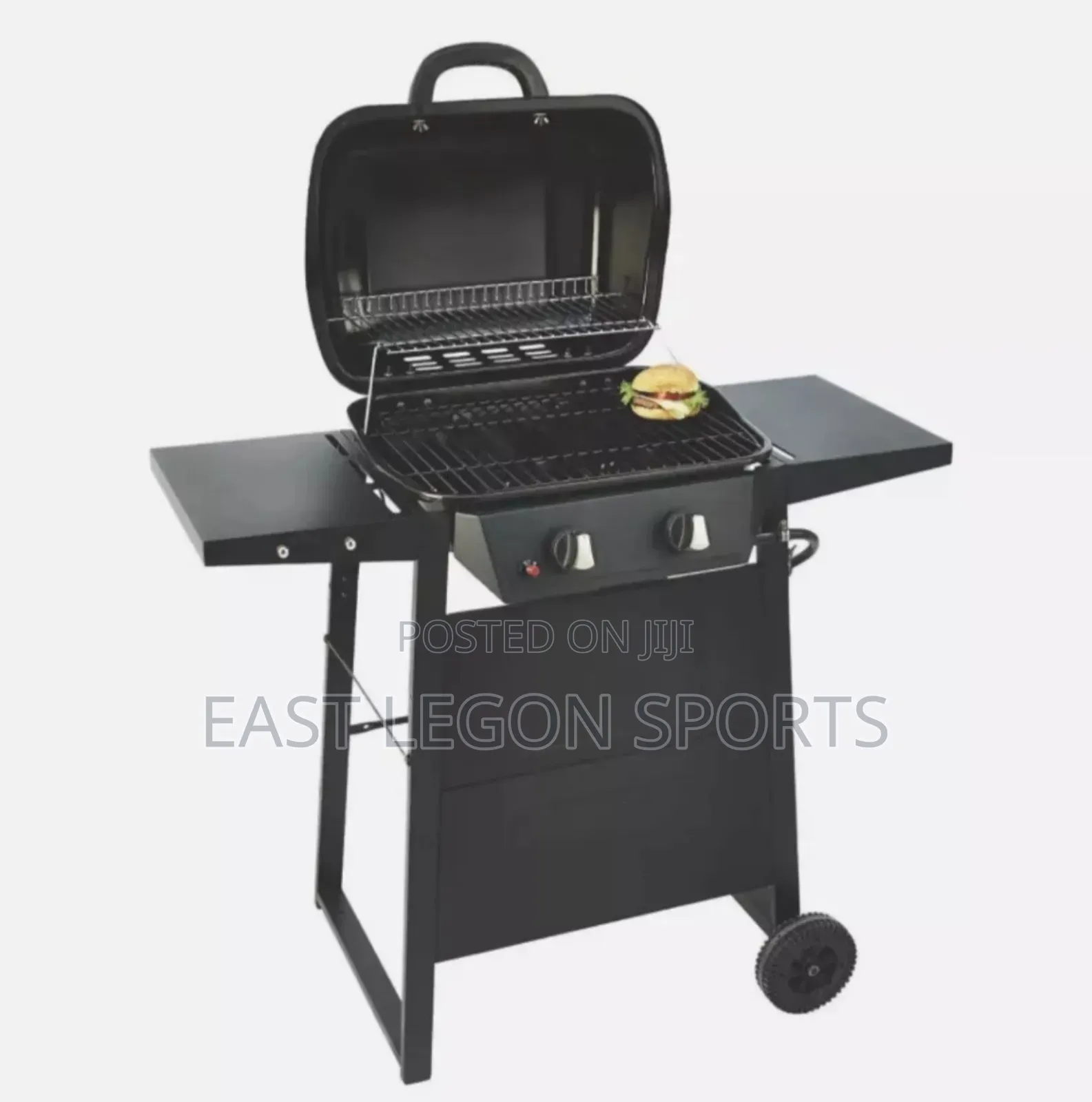 2 Gas Giant BBQ Barbecue Grill With Burner Stove