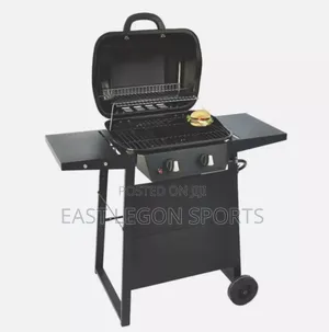 2 Gas Giant BBQ Barbecue Grill With Burner Stove