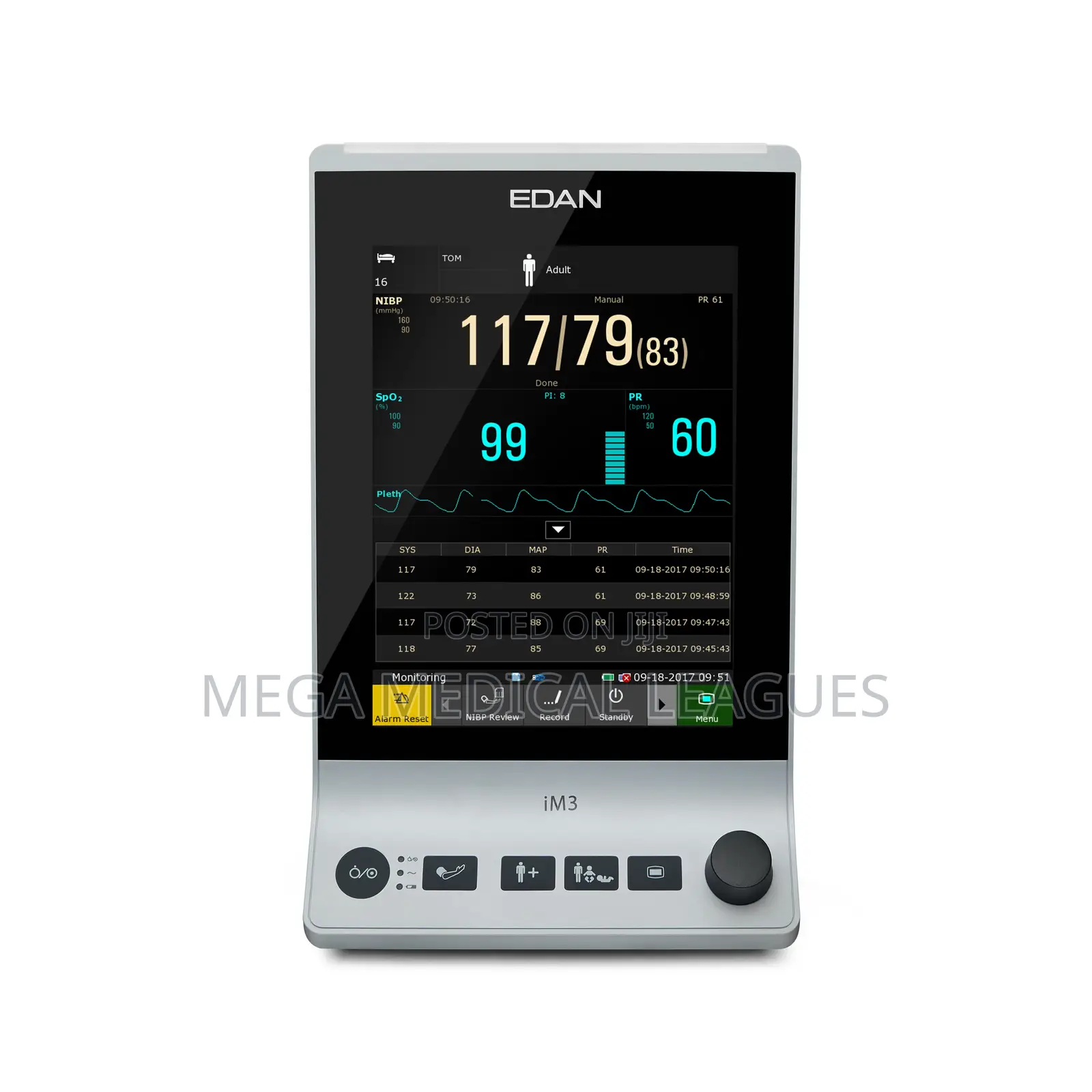 Edan IM3 Vital Sign Patient Monitor