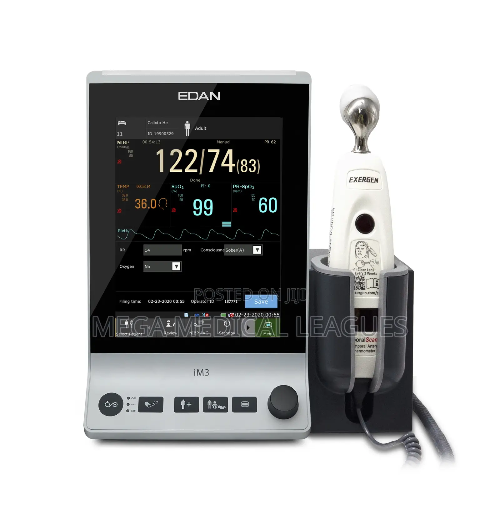 Edan IM3 Vital Sign Patient Monitor