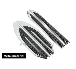 Fender Knife Mark Vent Air Flow Outlet Spoiler Metallic