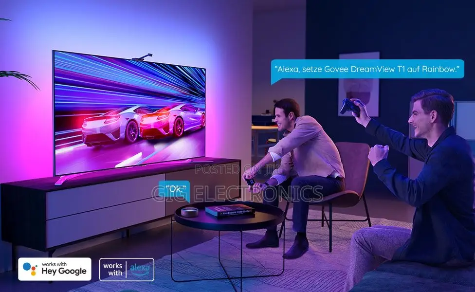 Govee Dreamview T1 Tv Backlight With Camera 55 - 65 Inches
