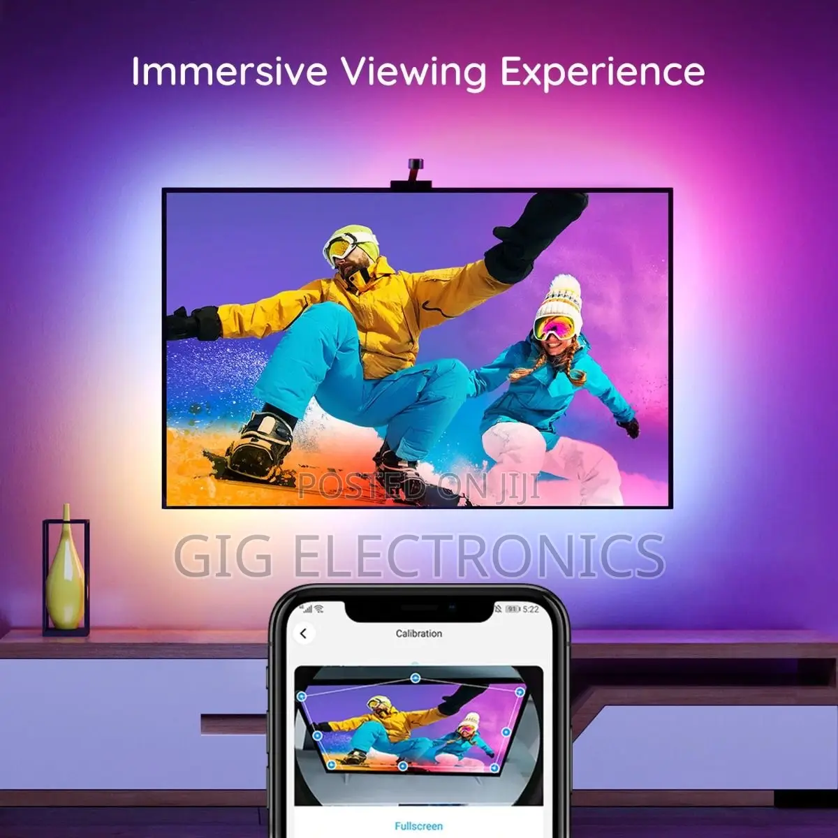 Govee Dreamview T1 Tv Backlight With Camera 55 - 65 Inches