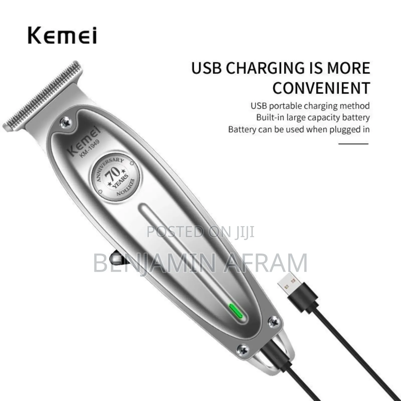 Kemei 70th Anniversary Hair Clippers