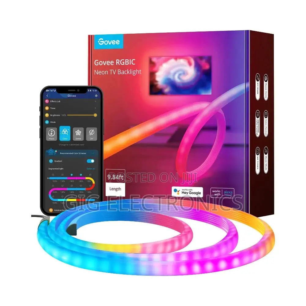 Govee TV LED Backlight, RGBIC Neon Lights for TV 45-55inch