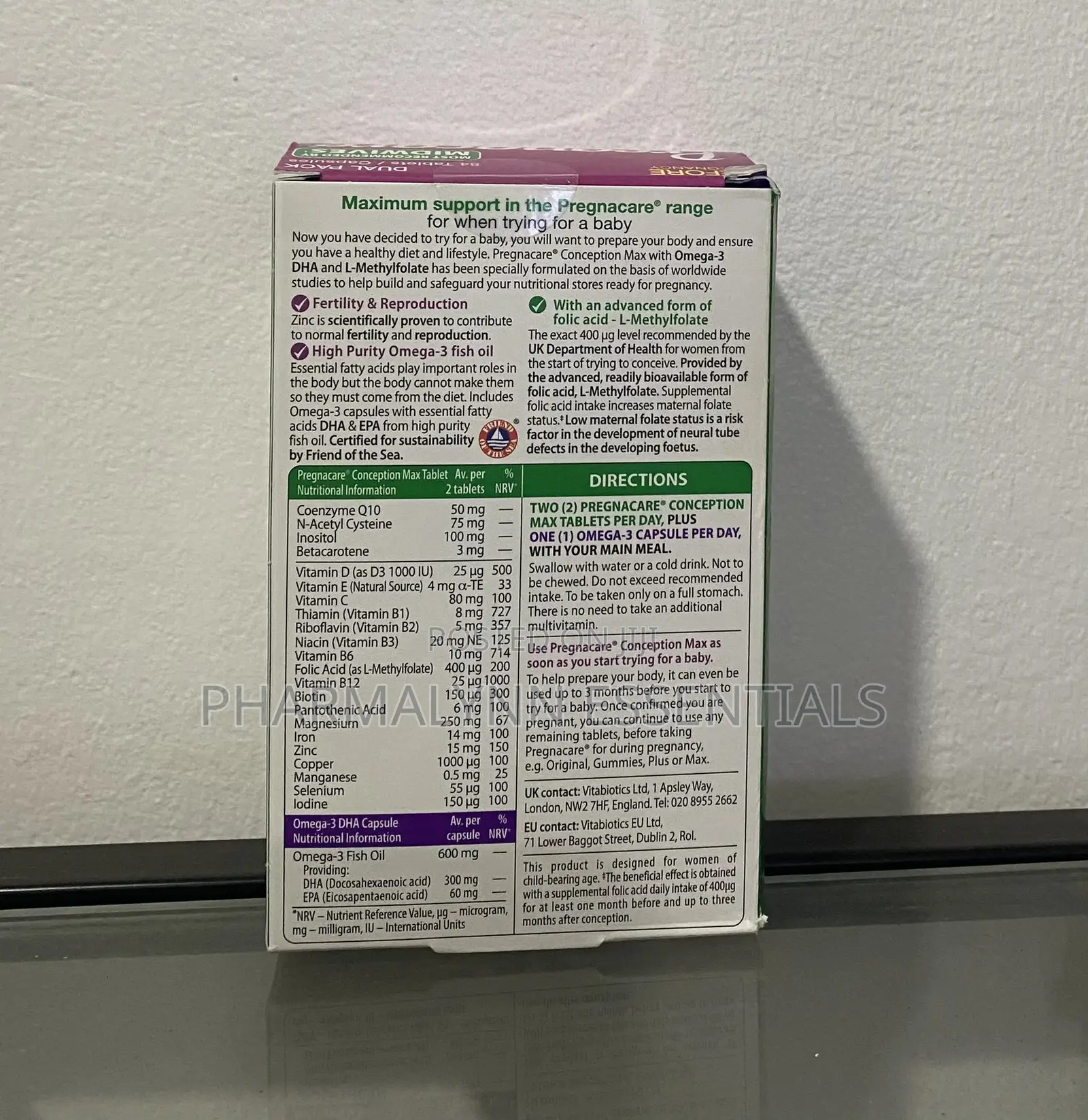 Pregnacare Conception Max