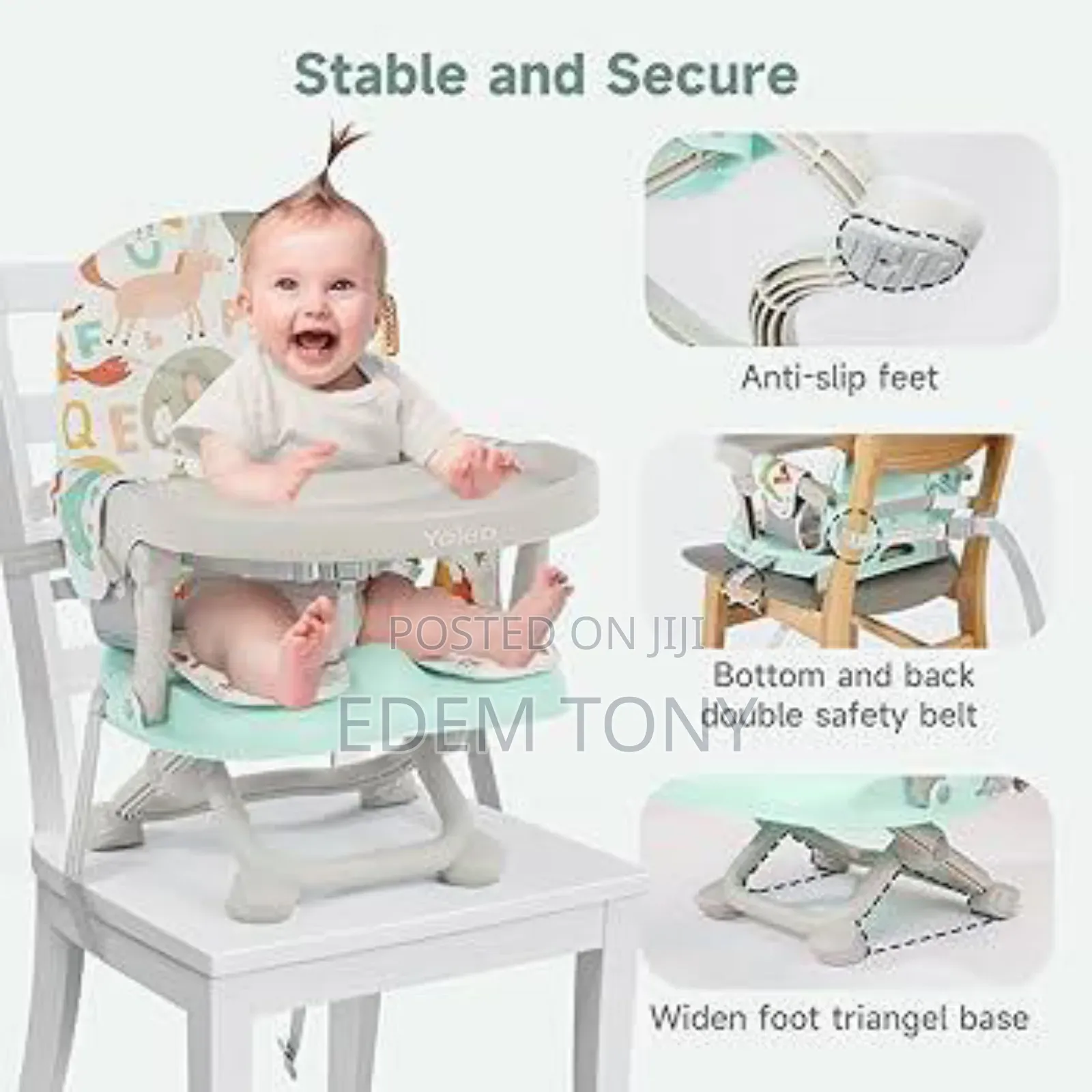Yoleo Baby Booster Chair ( High Chair)