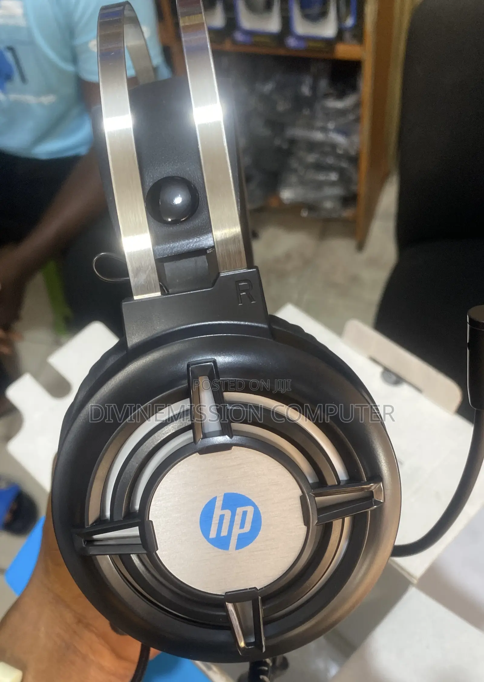 HP H120 Original Gaming Headset With Microphone USB Cable.