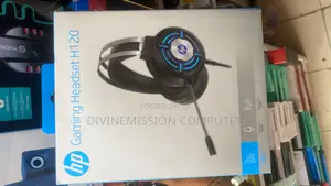 HP H120 Original Gaming Headset With Microphone USB Cable.