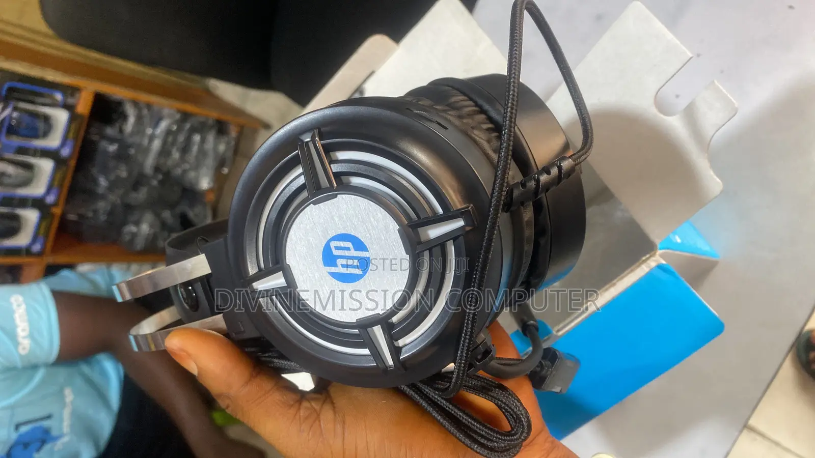 HP H120 Original Gaming Headset With Microphone USB Cable.