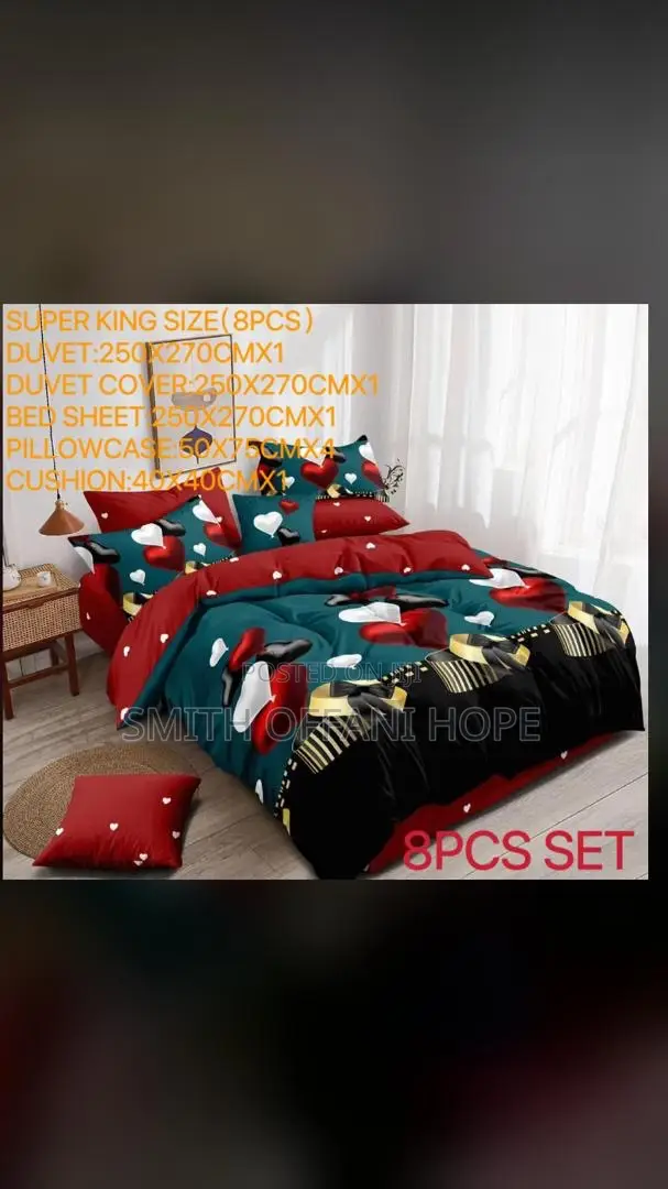“Duvet Sets to Match Every Bedroom Aesthetic!”(8pcs)