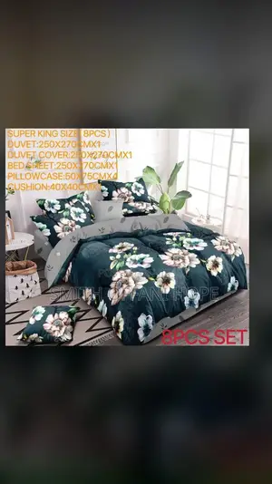 “Chic Duvet Sets for a Dreamy Bedroom!”(8pcs)