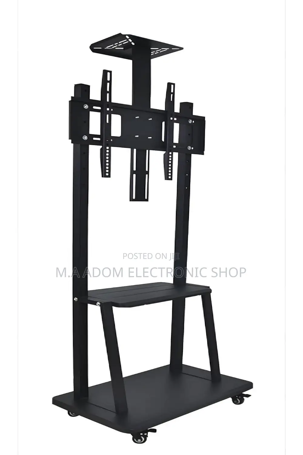 Floor Standing Mobile Tv Stand With Wheels 60”-100”