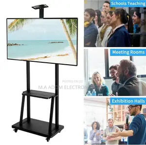 Heavy Floor Standing Mobile Tv Stand for TVS 60”-100”