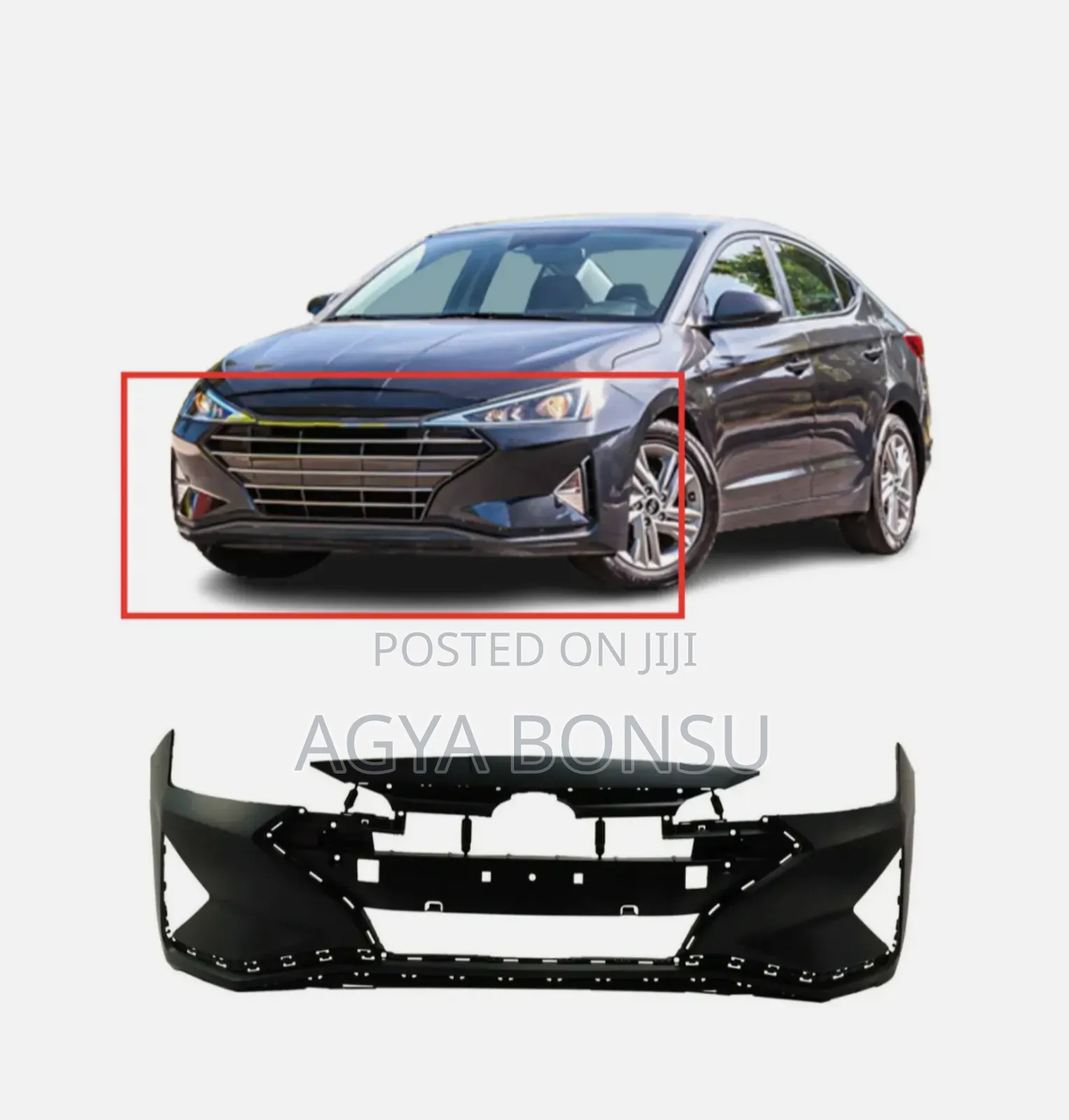 2019 2020 Hyundai Elantra Front Bumper