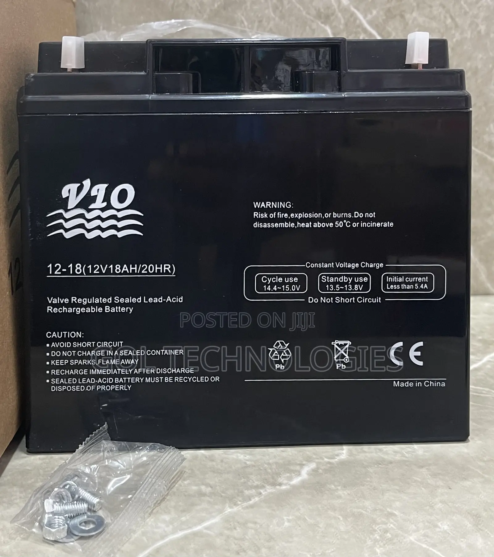 Ups Battery 12-18 Lead-Acid Rechargeable Battery 12 v 18ah