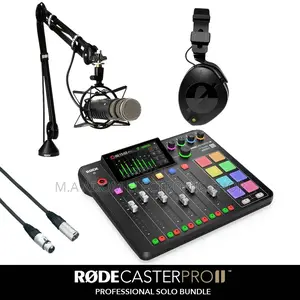 Røde Rodecaster Pro Ii Podcast Production Console With Headphones Mic